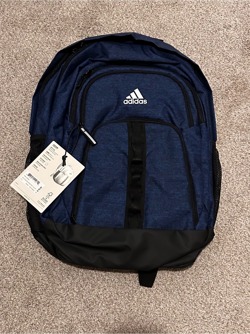 adidas Prime 6 Dark Blue Backpack